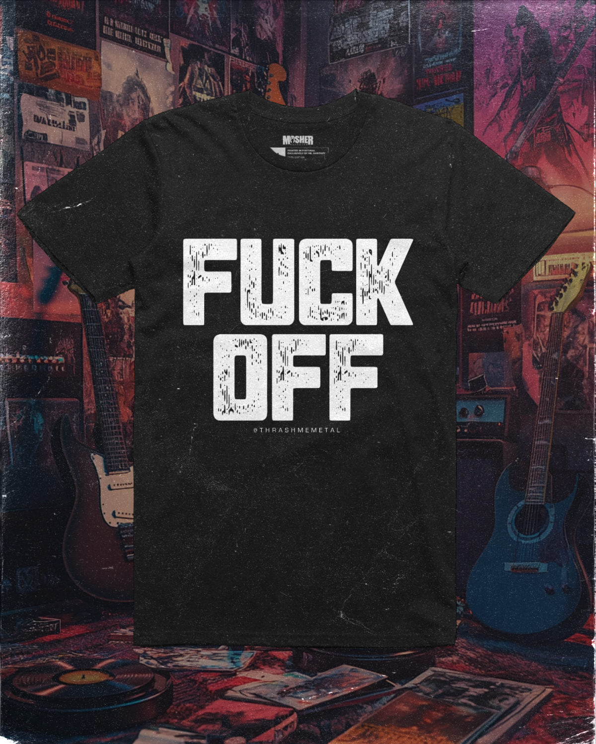 Mosher Clothing™ - "FUCK OFF" T-Shirt for Metalheads