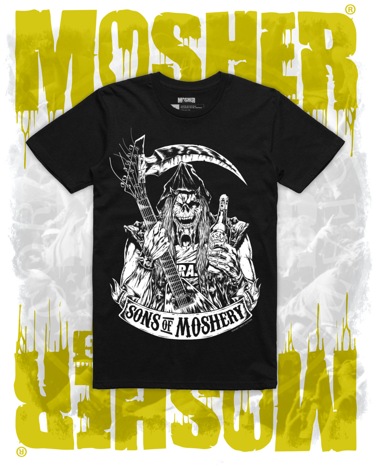 MOSHER HEAVY CLOTHING - SONS OF MOSHERY TSHIRT