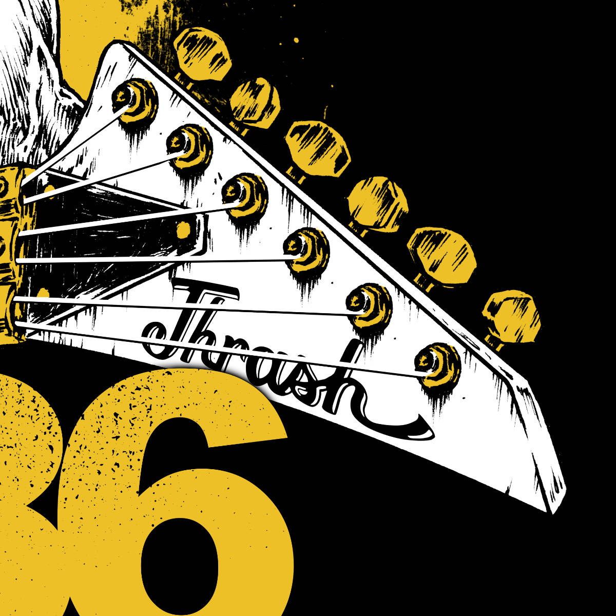 Thrash Like It's 1986 Tshirt by Mosher Clothing for metalheads worldwide