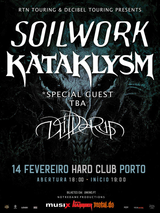 2023.02.14 - Soilwork+ Kataklysm+ Wilderun + TBA