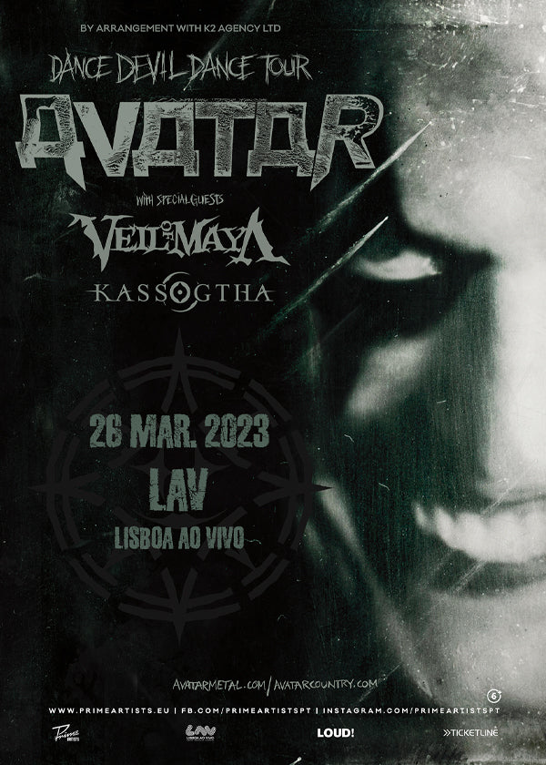 26.03.2023 - Avatar + Veil of Maya + Kassogtha