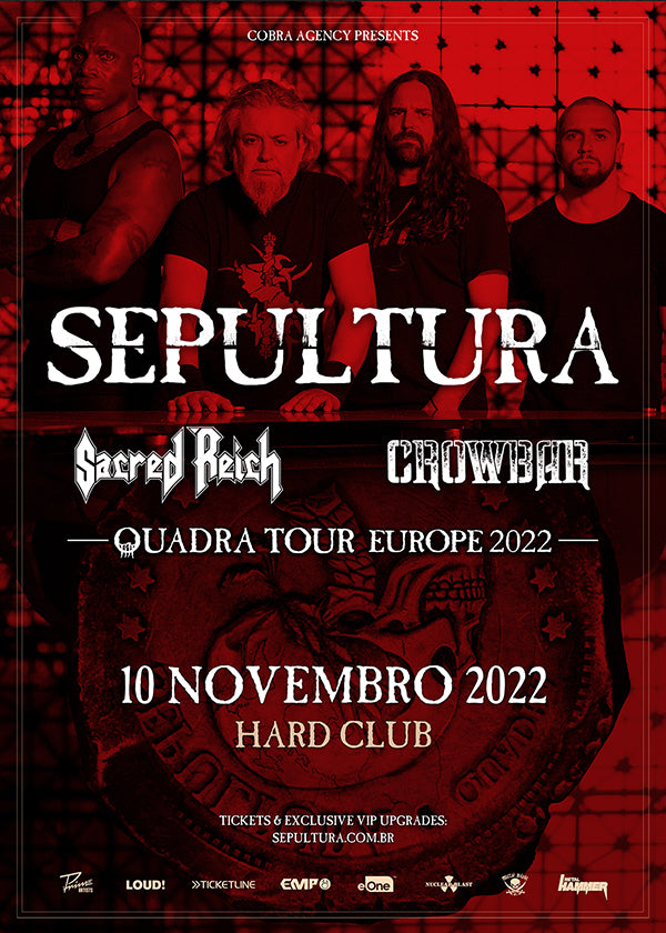 [ANTEVISÃO] 10.11.2022 - Sepultura + Sacred Reich + Crowbar