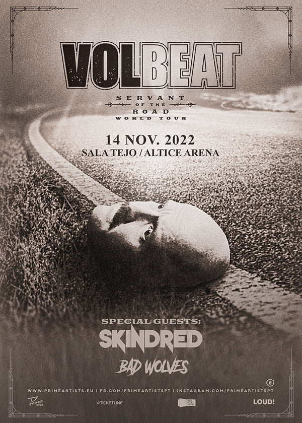 14.11.2022 - Volbeat + Skindred + Badwolves