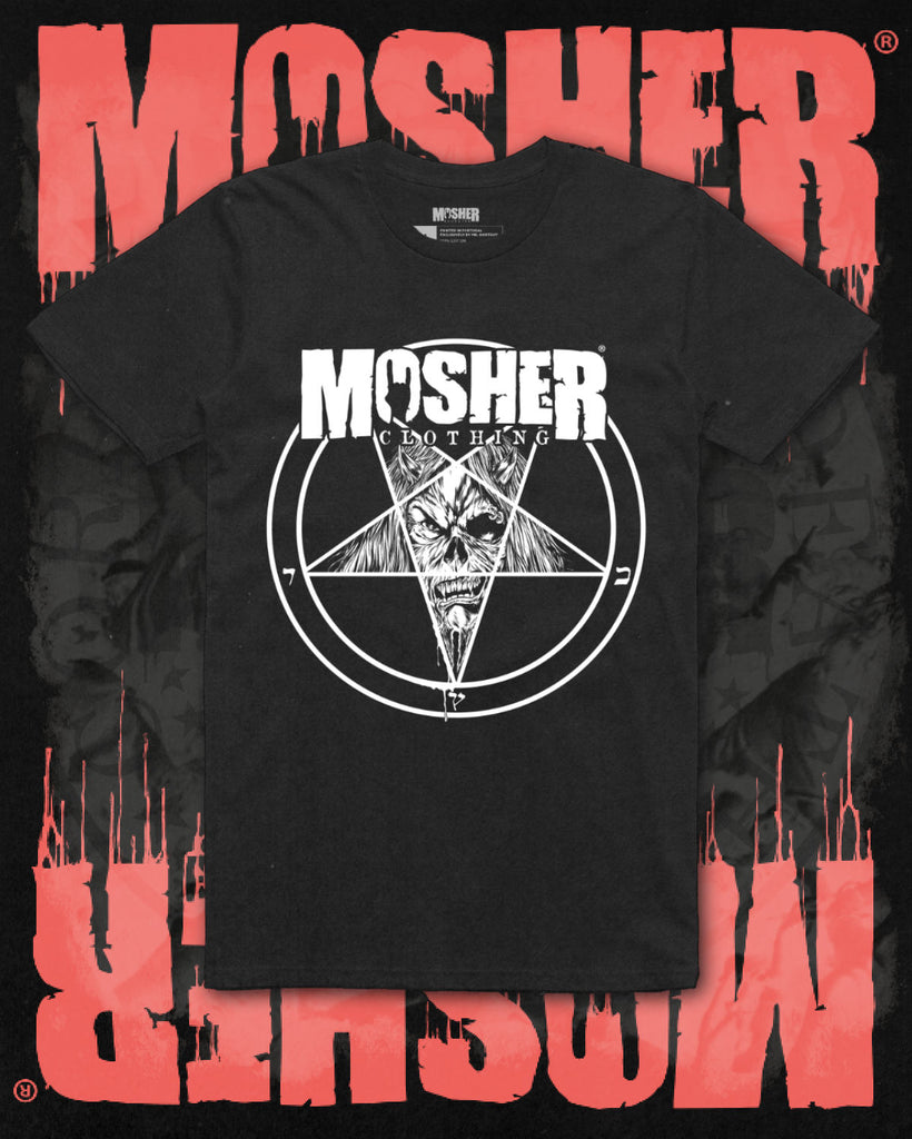 Mosher Pete-agram t-shirt for metalheads by Mosher Clothing