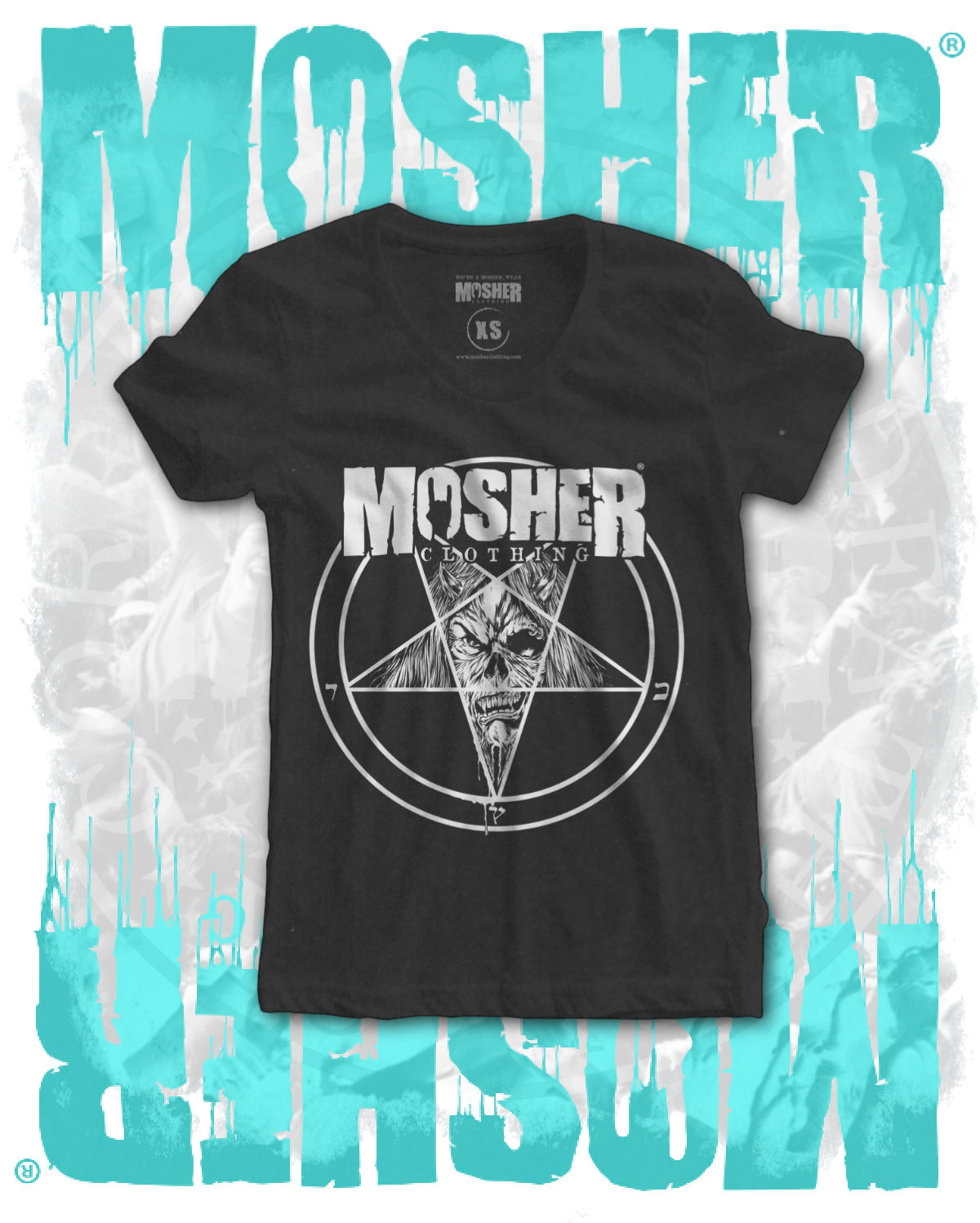 Women's Mosher Pete-agram for metalheads by Mosher Clothing