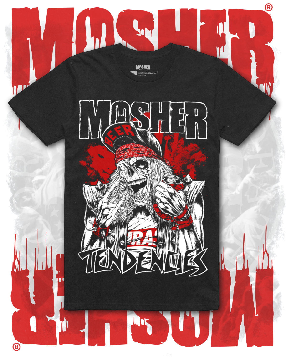 Mosher Clothing™ - "Mosher Tendencies" T-Shirt for metalheads