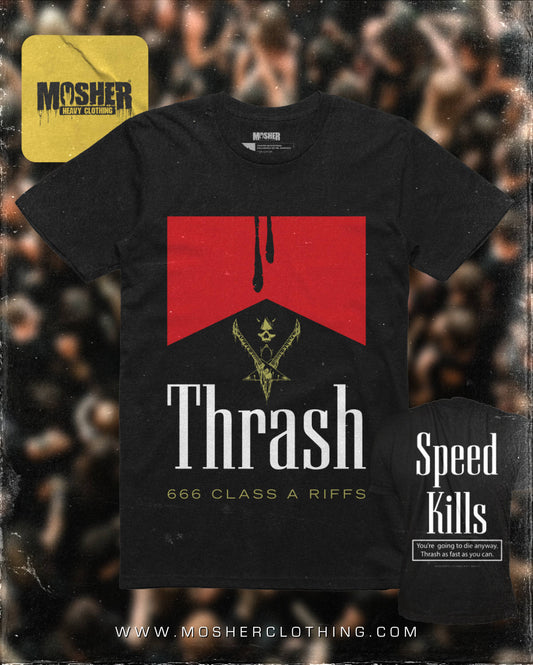 Mosher Clothing™ - "THRASH METAL - SPEED KILLS" T-Shirt for Metalheads