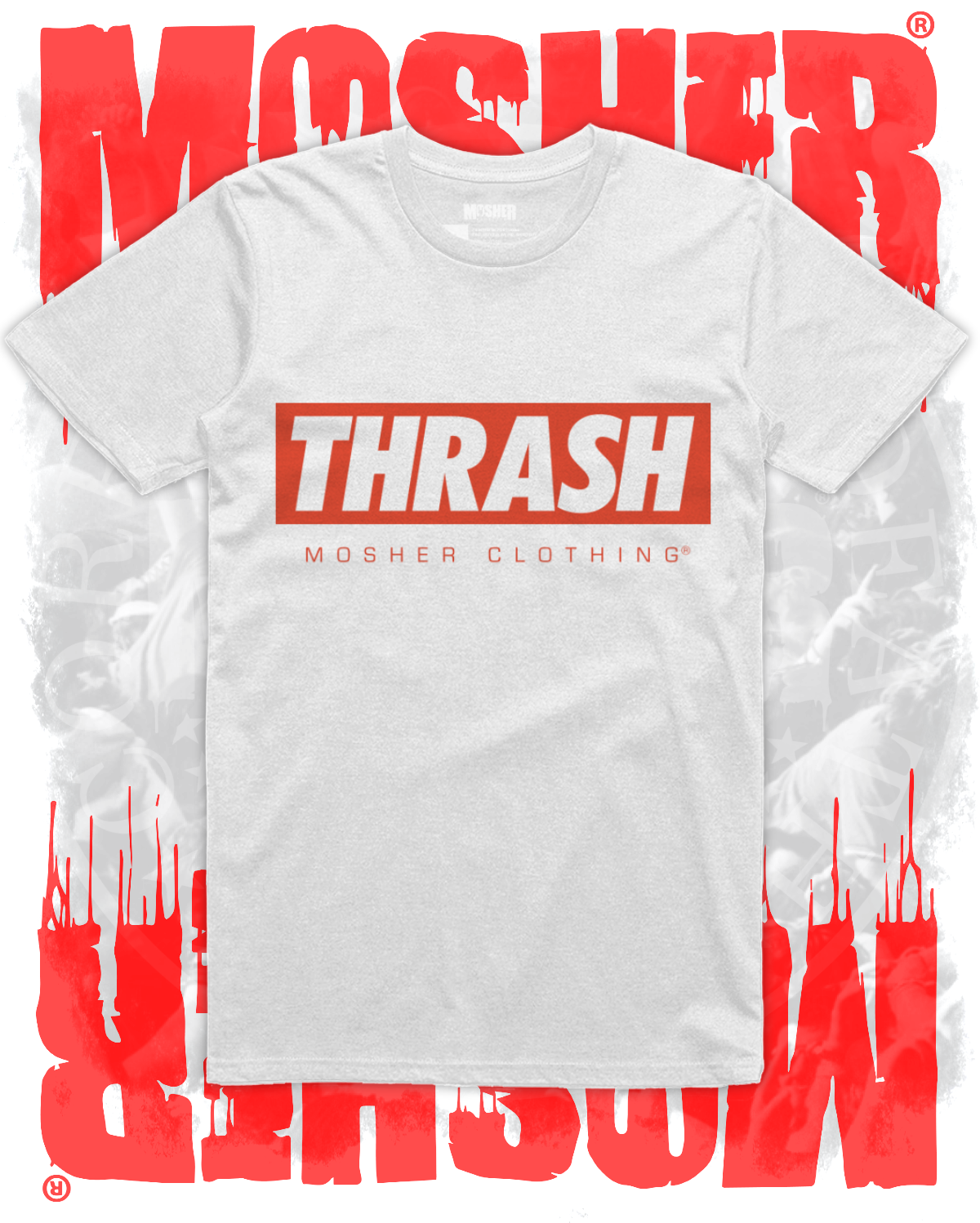 Thrash metal tshirt for metalheads - Mosher Clothing