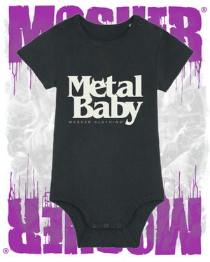 Baby Mosher - "Metal Baby" Babygrow