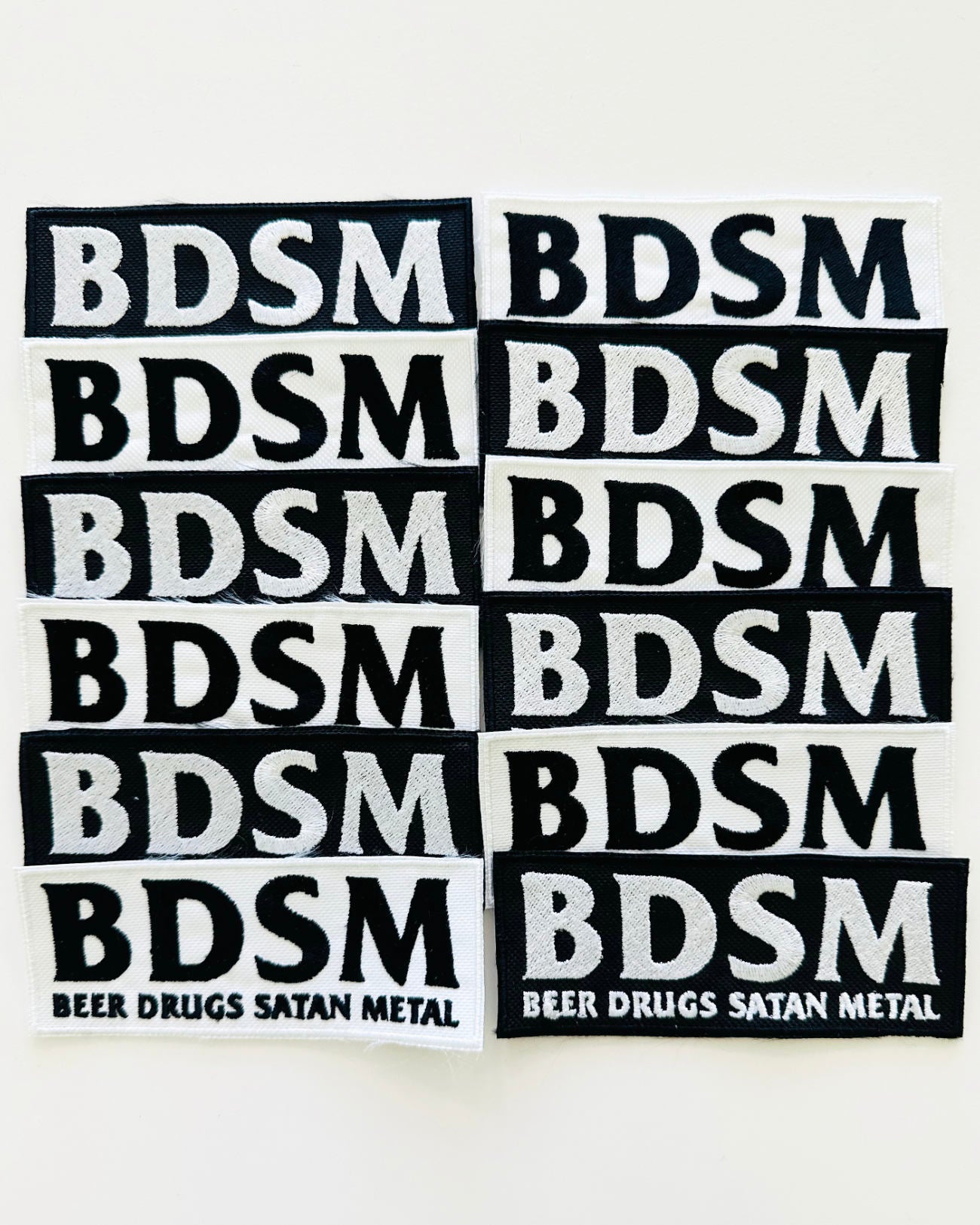 BDSM (Beer Drugs Satan Metal) Patch