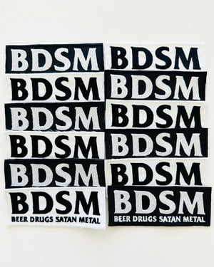 BDSM (Beer Drugs Satan Metal) Patch