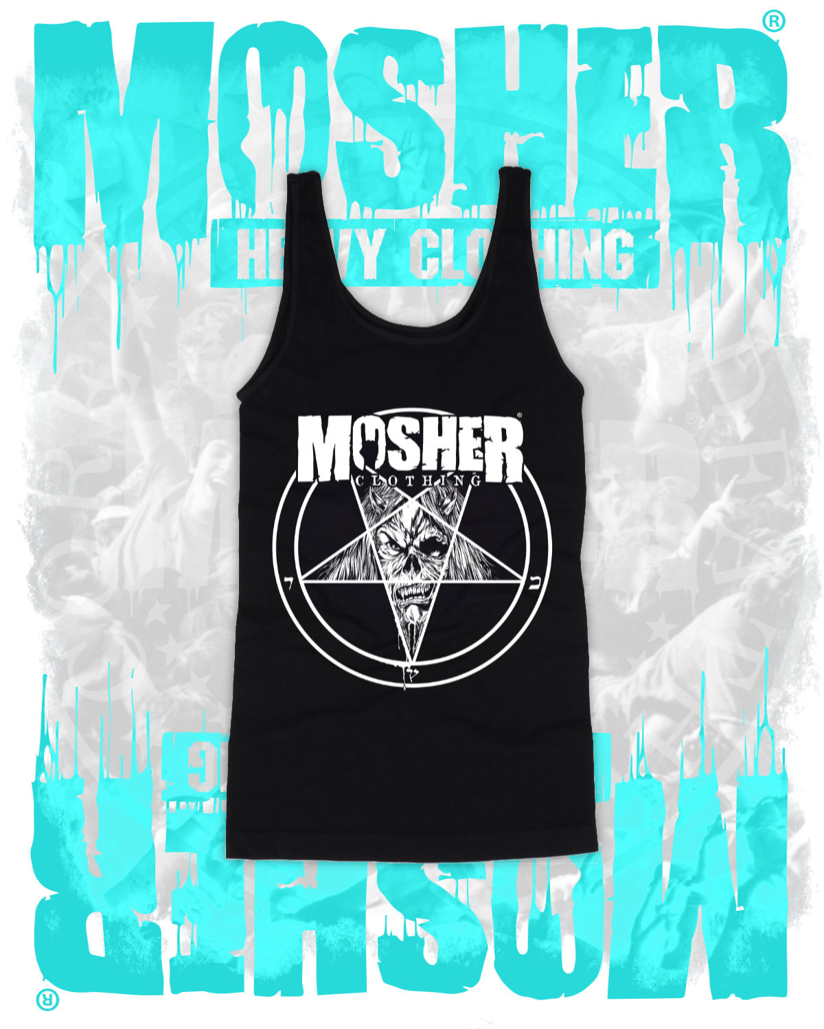 MOSHER HEAVY CLOTHING - WOMEN'S PETE-AGRAM TANKTOP