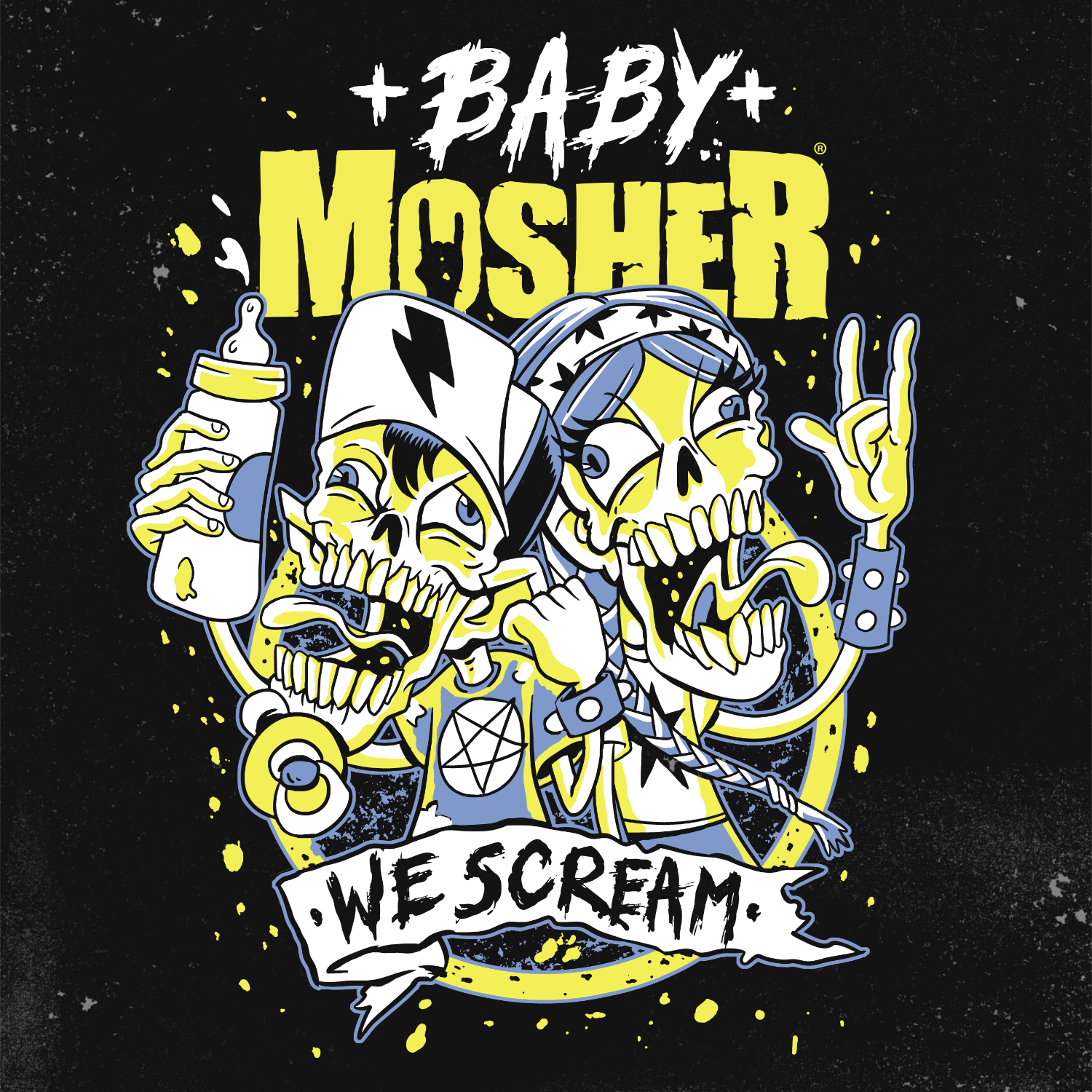 Baby Mosher - "We Scream" Babygrow for little screamers!