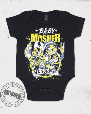 Baby Mosher - "We Scream" Babygrow for little screamers!