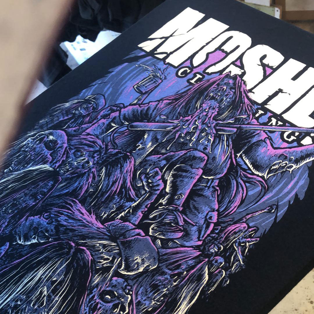 "RETURN OF THE MOSHPIT KINGS" TSHIRT FOR METALHEADS BY MOSHER CLOTHING