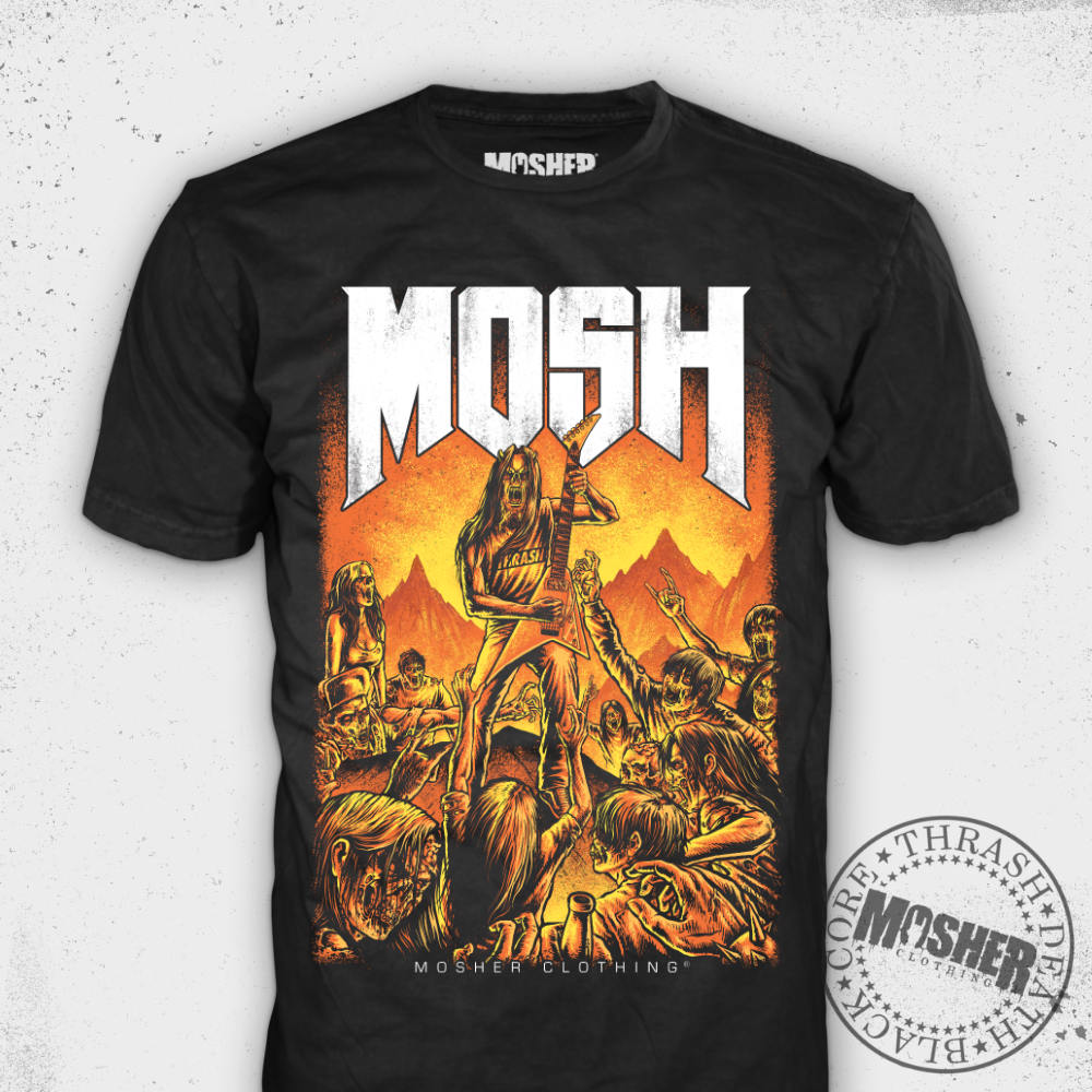 Moshpit Doom - Tshirt for metalhead by Mosher Clothing