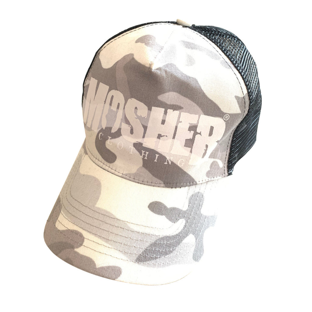 Snow Camo Trucker Hat