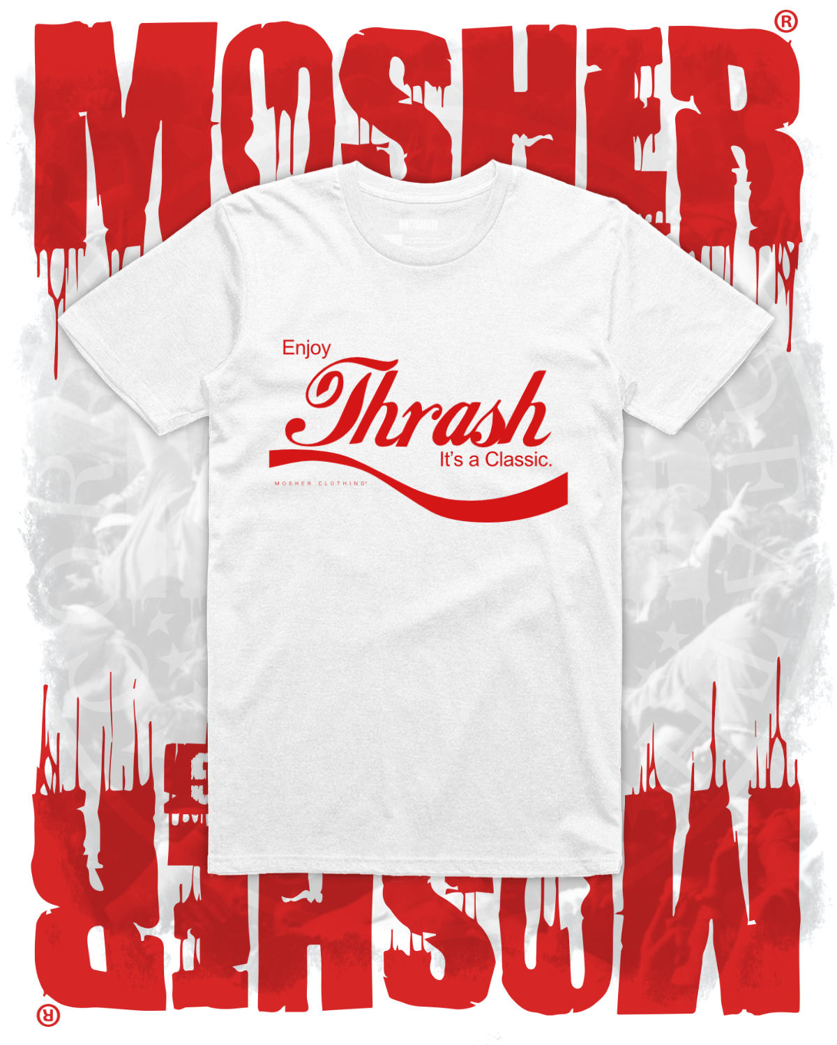 ENJOY THRASH (WHITE)