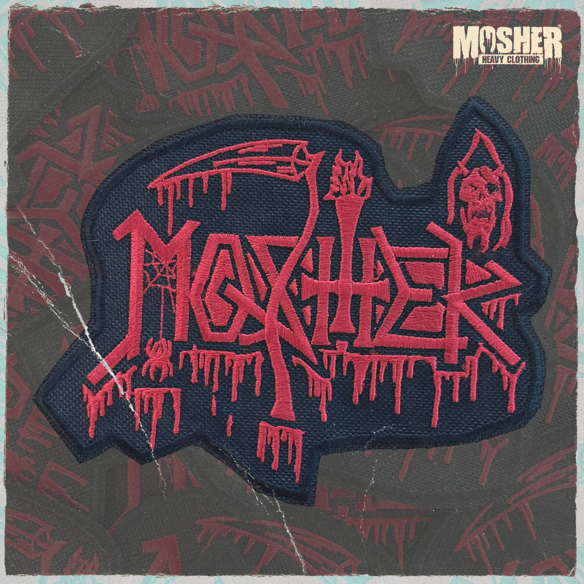 "Death Mosher" patch by Mosher Clothing™  (Red)