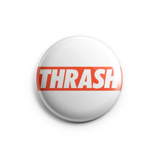 Thrash Metal Pin Badge for metalheads by Mosher Clothing