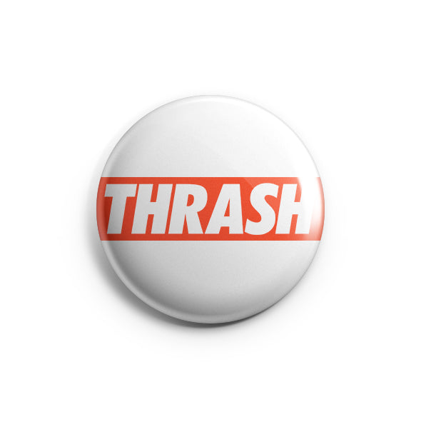 Thrash Metal Pin Badge for metalheads by Mosher Clothing