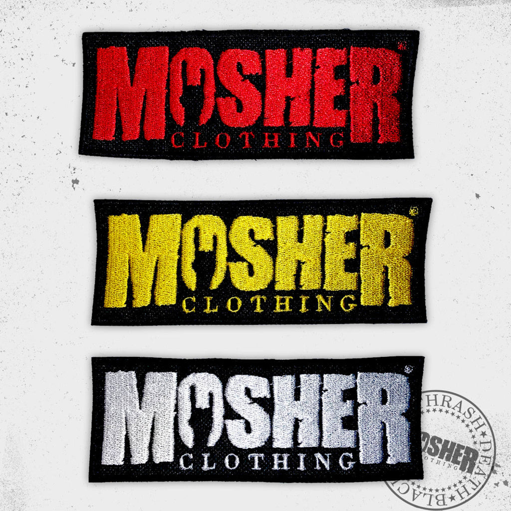 Mosher Clothing™ - "Mosher" Logo Patch for metalheads