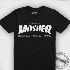 Mosher Grinder - Tshirt for metalhead skaters worldwide