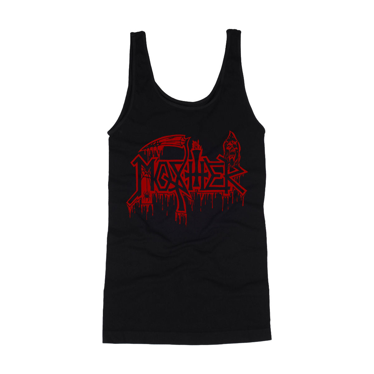 Camiseta sin mangas para mujer estilo mosh de la muerte