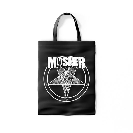 Mosher Pete-agram Totebag for metalheads by Mosher Clothing