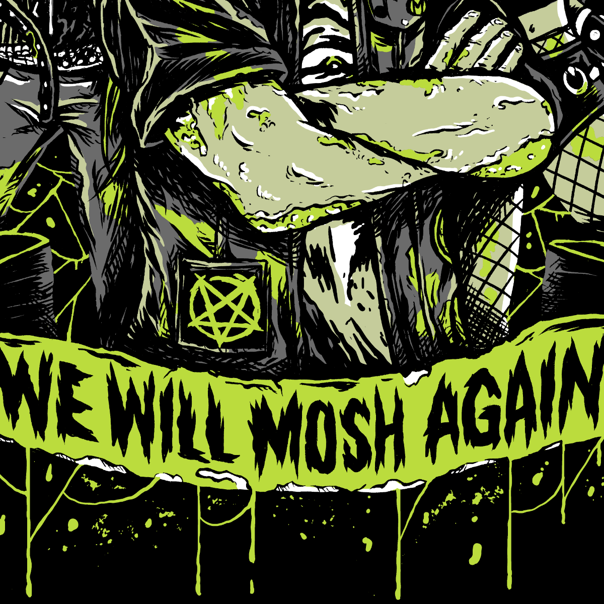 We Will Mosh Again 2021 Zipper Hoodie